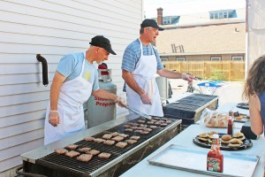 Glenn & Steven on the grills