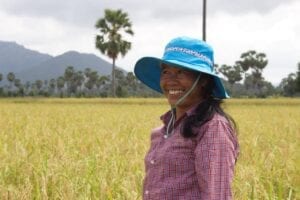 Cambodian More Crop Per Drop™ farmer