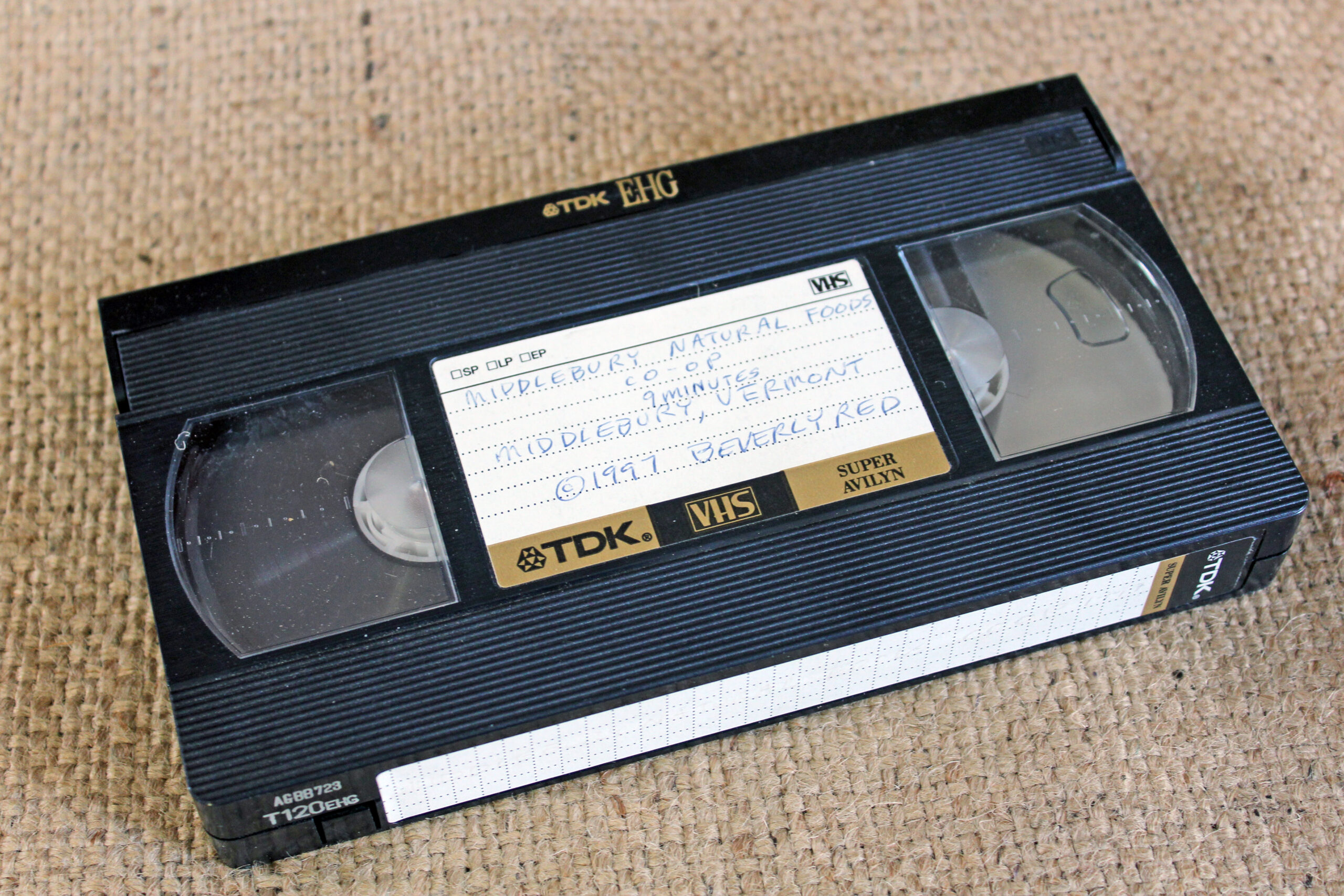 VHS Tape from Beverly Red. 