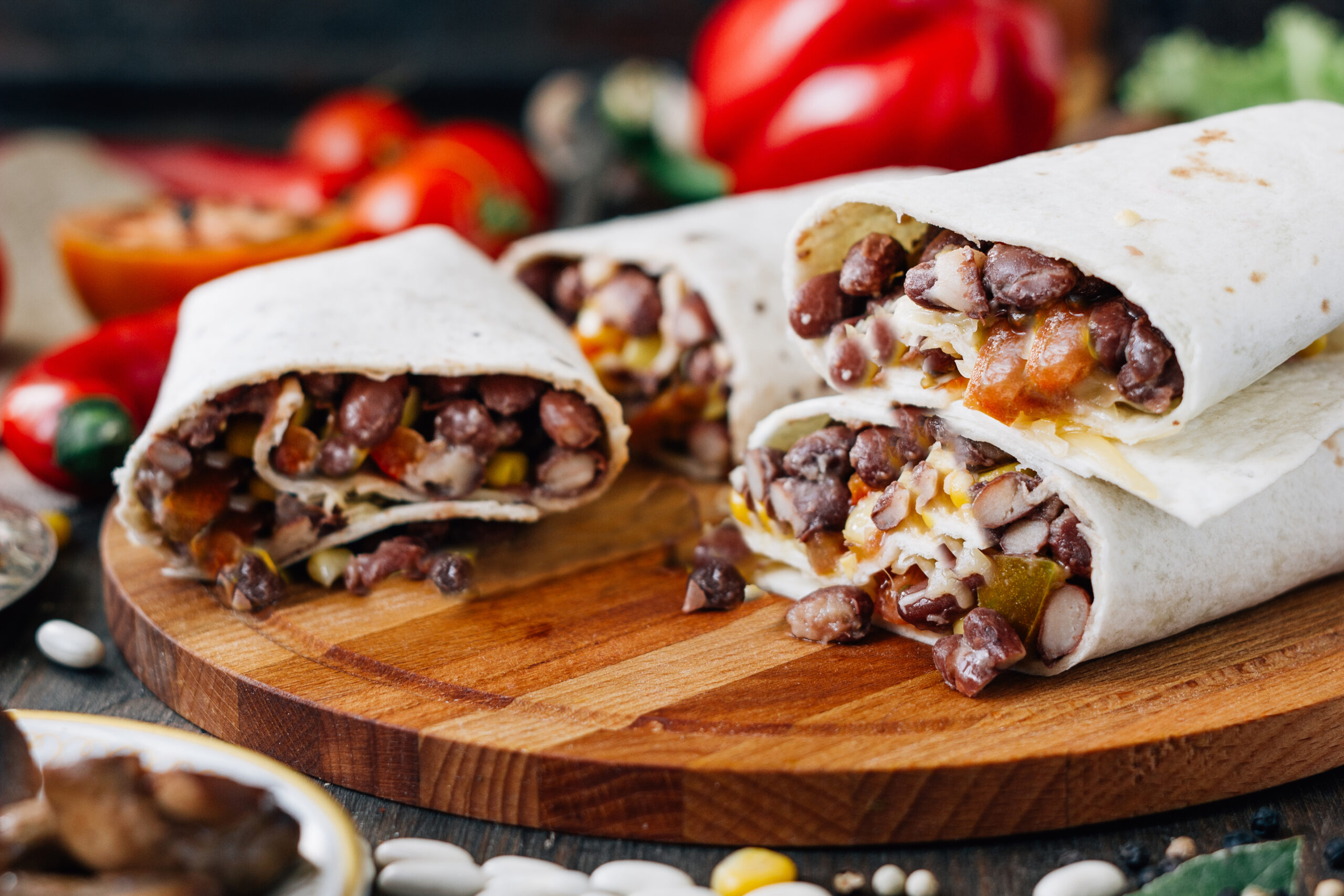 refried bean burrito