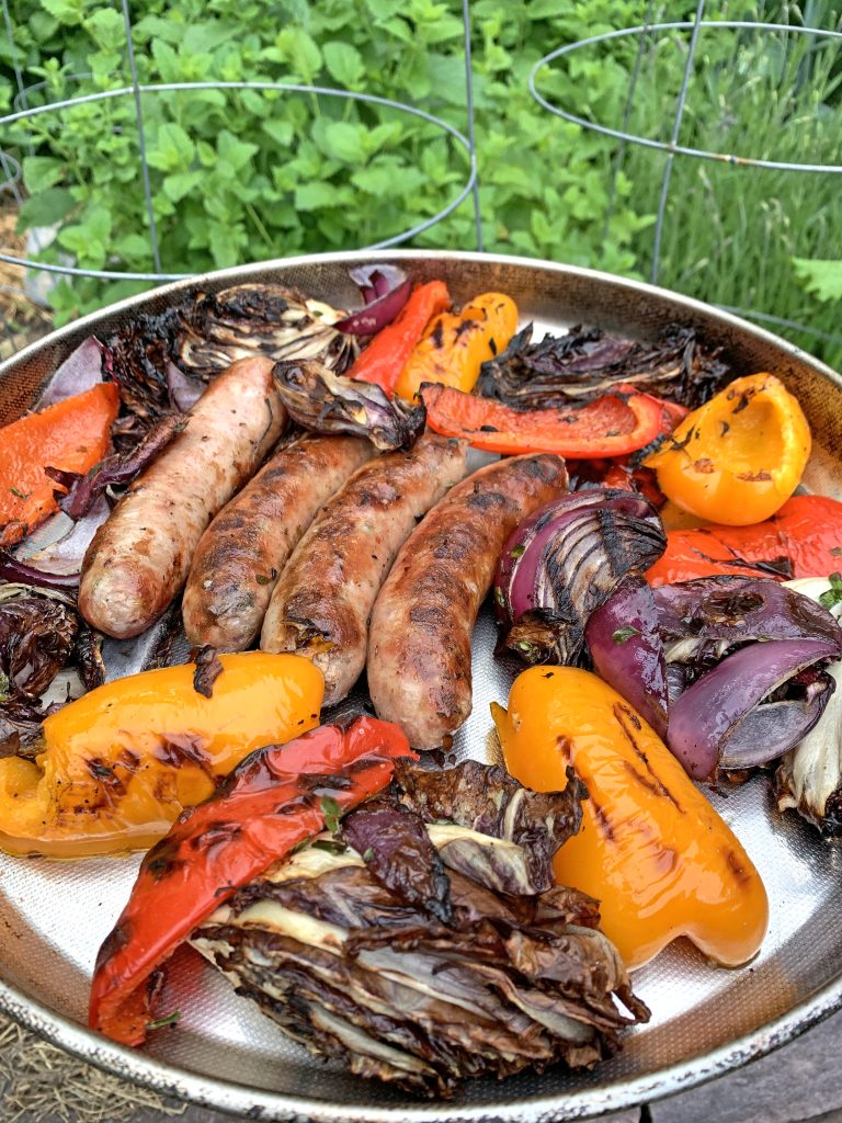 Grilled Sausage & Veggies - Middlebury Food Co-op