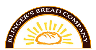 Klinger's Bread Company logo that includes a loaf of bread