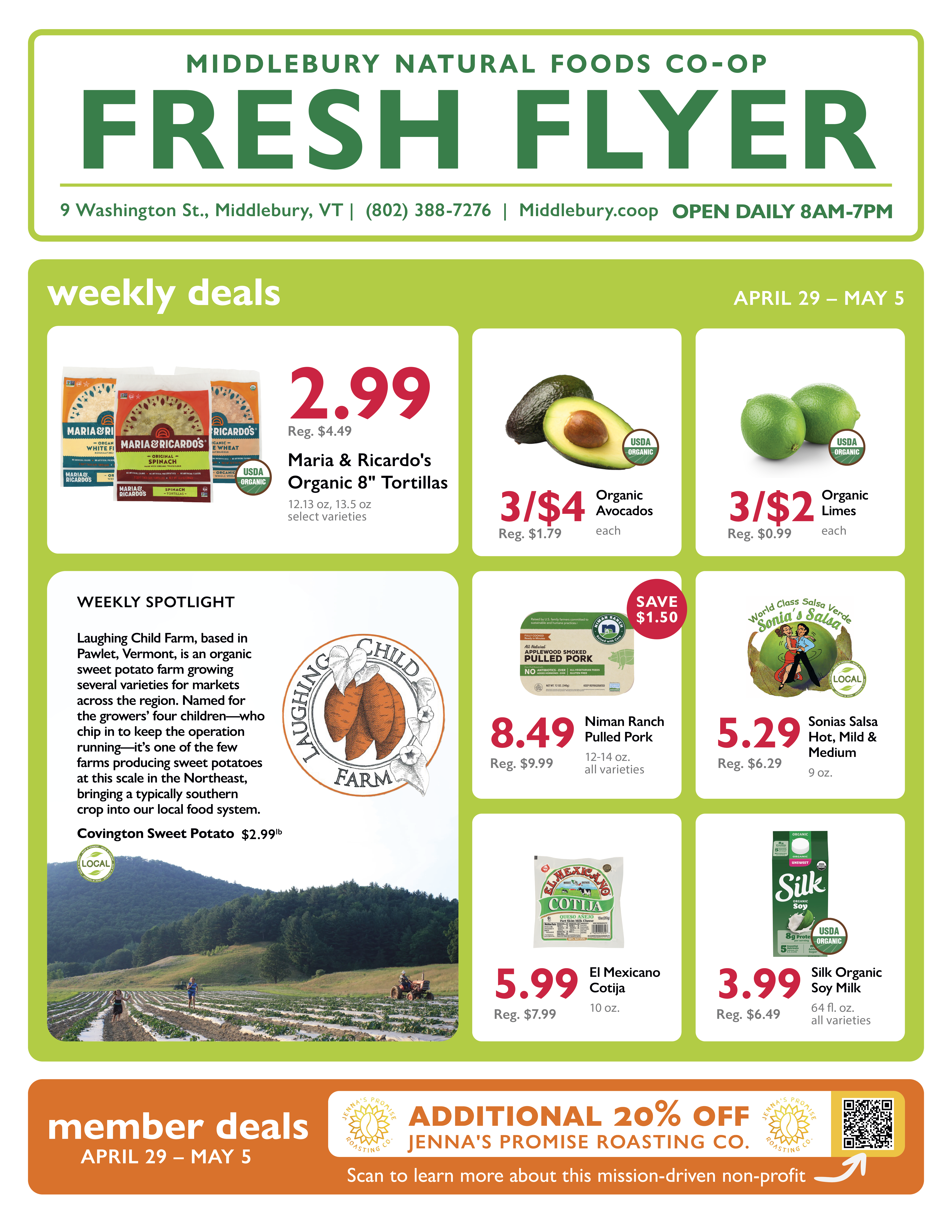 Weekly Co-op Deals for the end of April through early and mid May 2026.