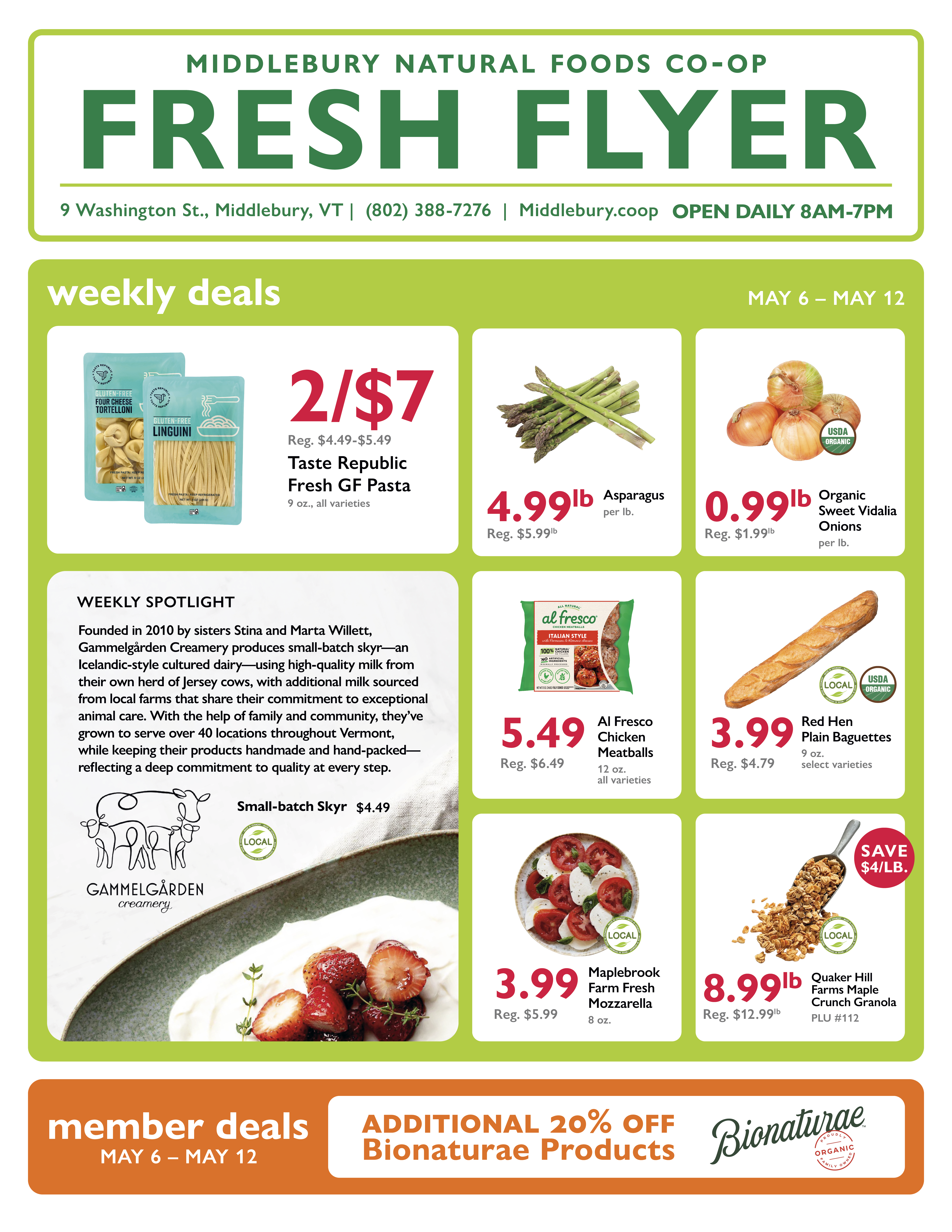 Weekly Co-op Deals from May 6th through May 12th.