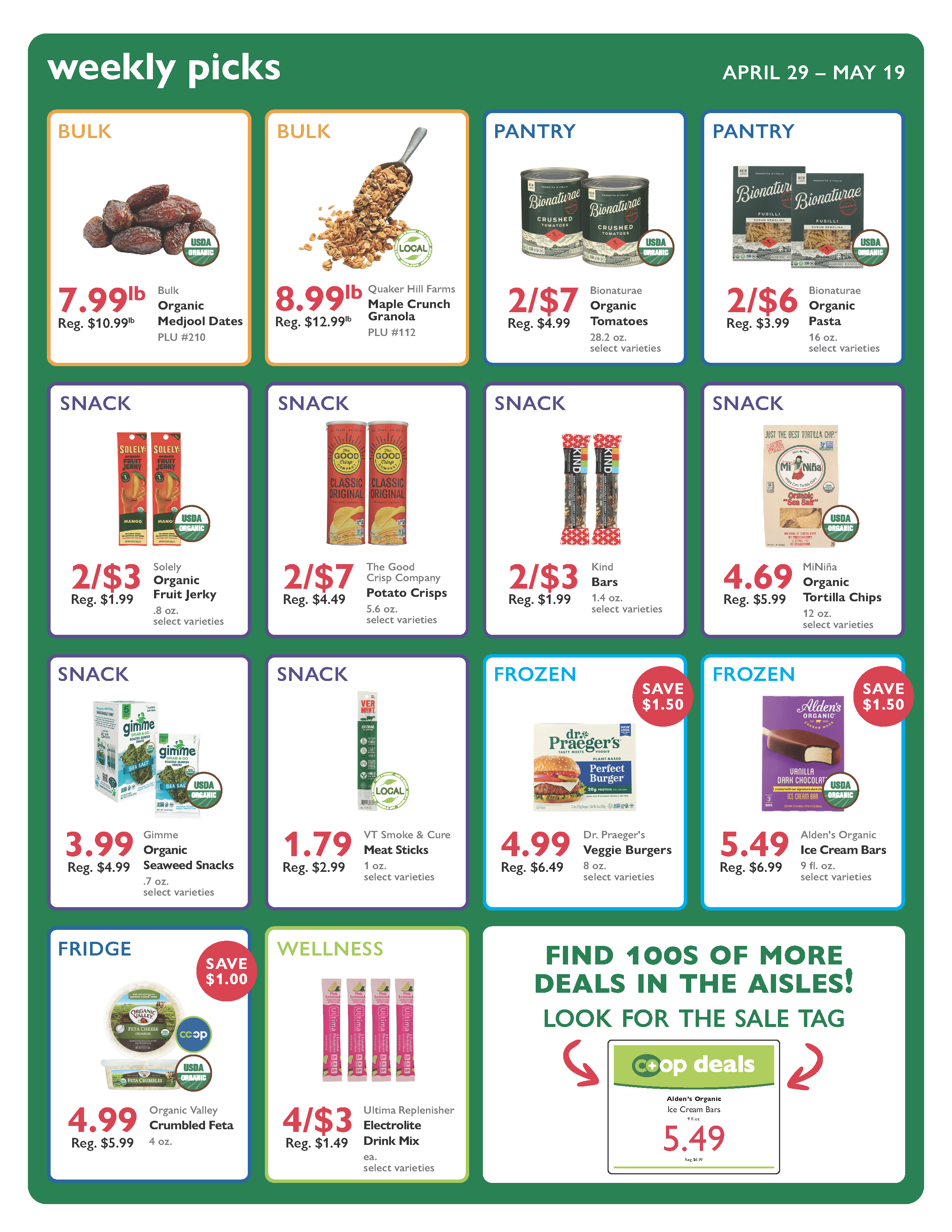 Bi-weekly Co-op Deals flyer