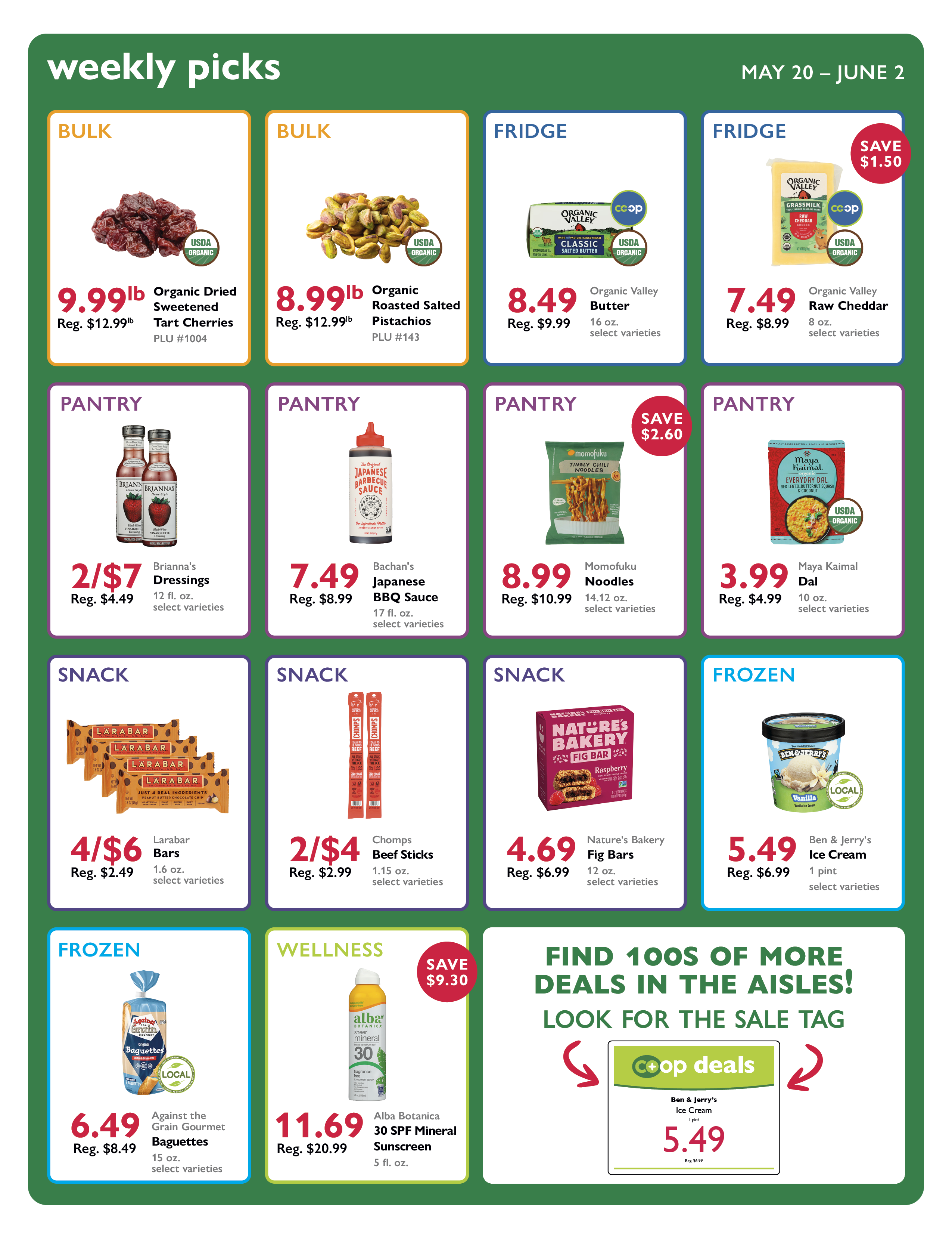 Middlebury Coop NCG co-op deals sale selects for the week of May 27, 2026