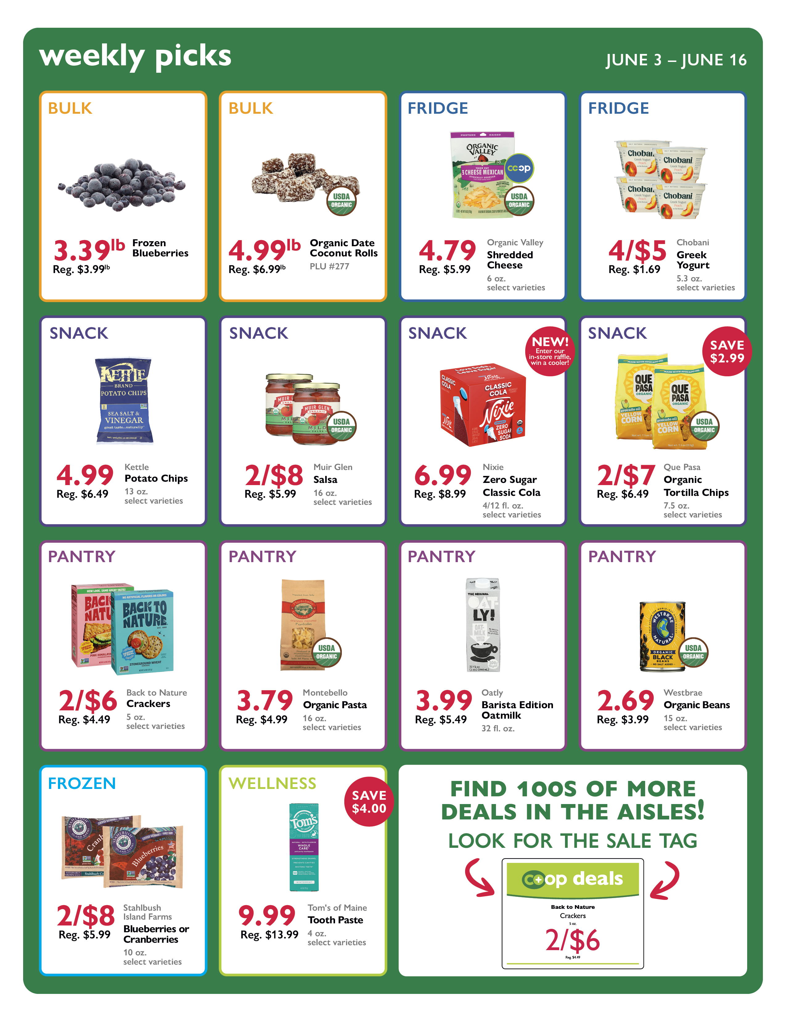 Middlebury Coop NCG co-op deals sale selects for the week of June 3-16, 2026