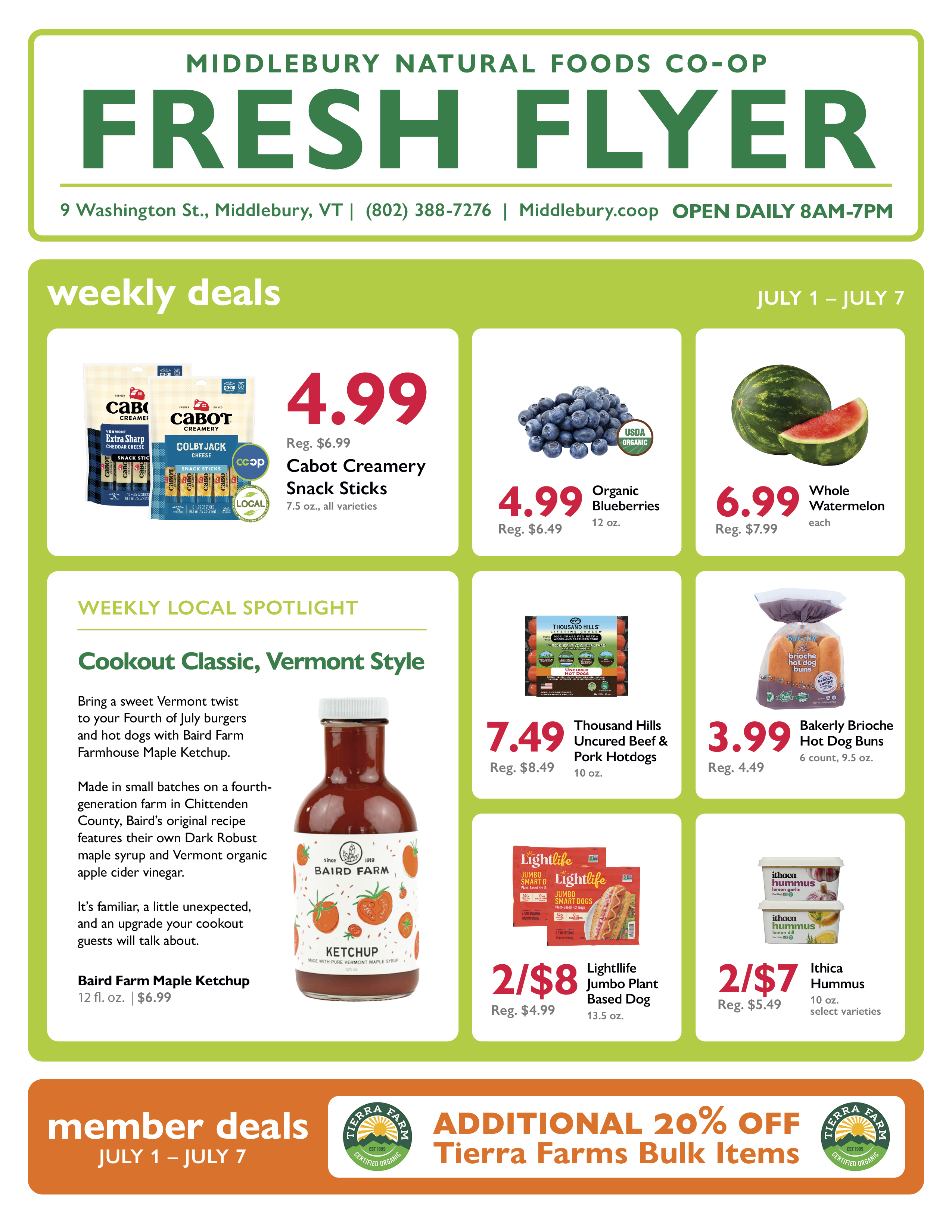 Weekly Deals August 1-7