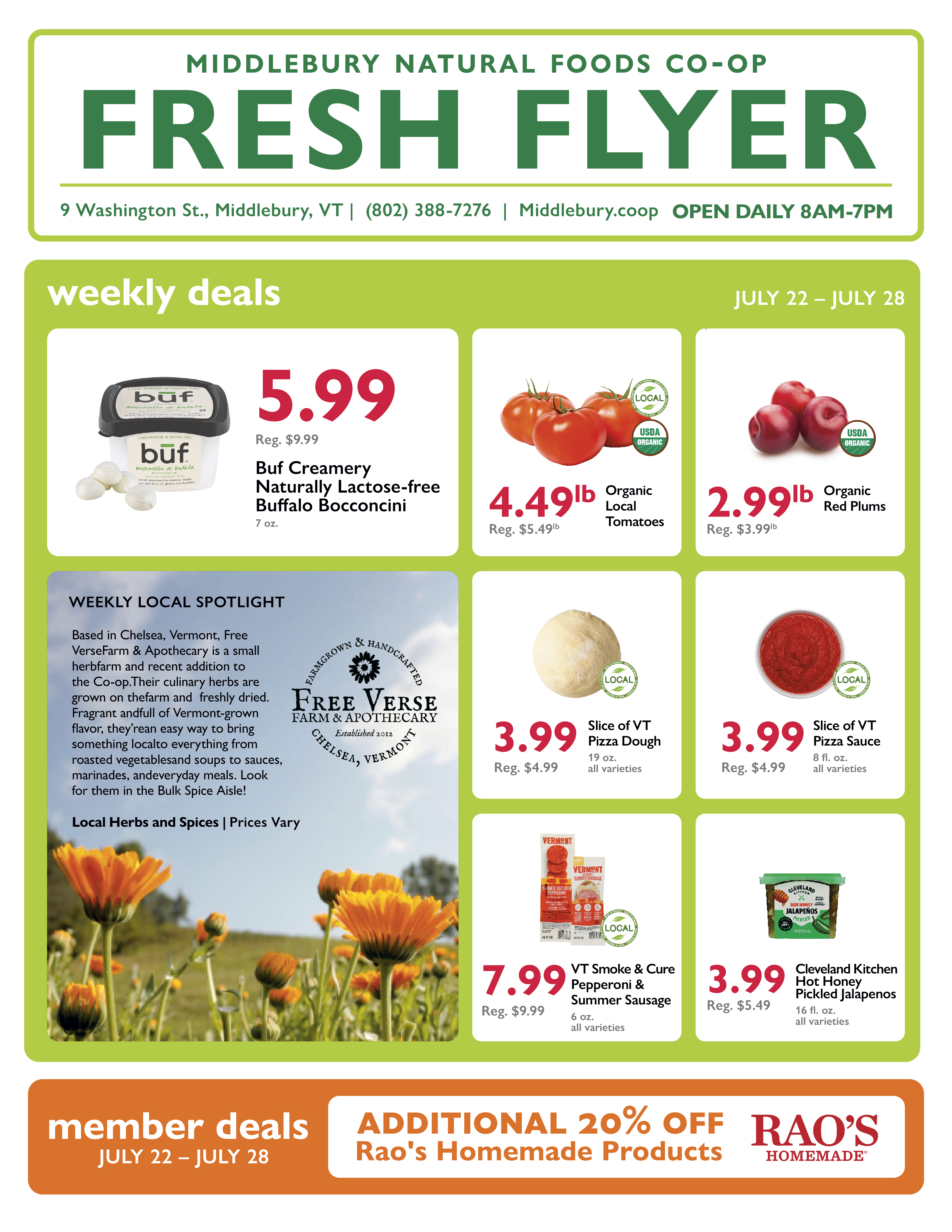 Weekly Deals July 22-28