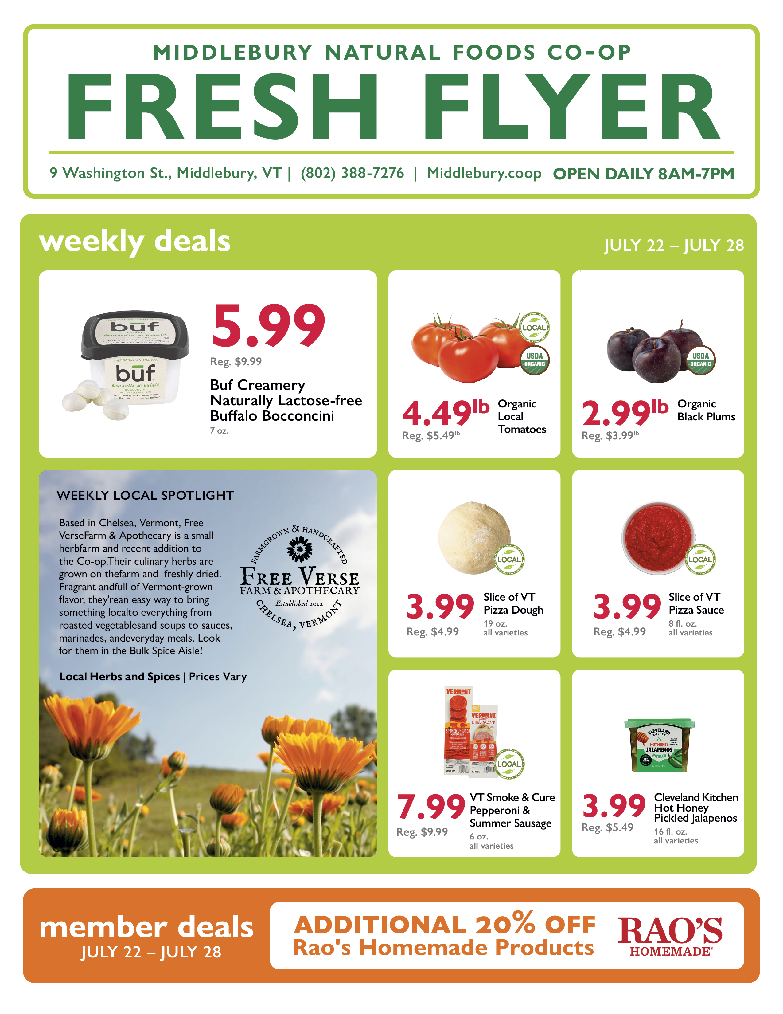 Weekly Deals July 22-28