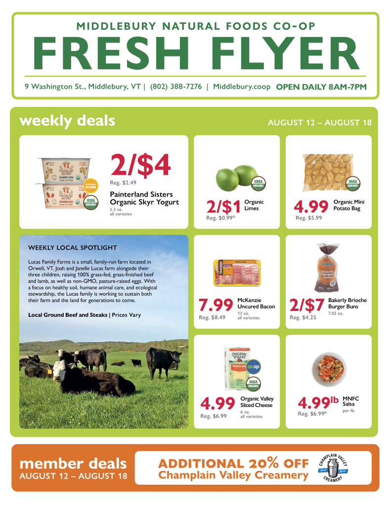Weekly Deals August 12 - 18
