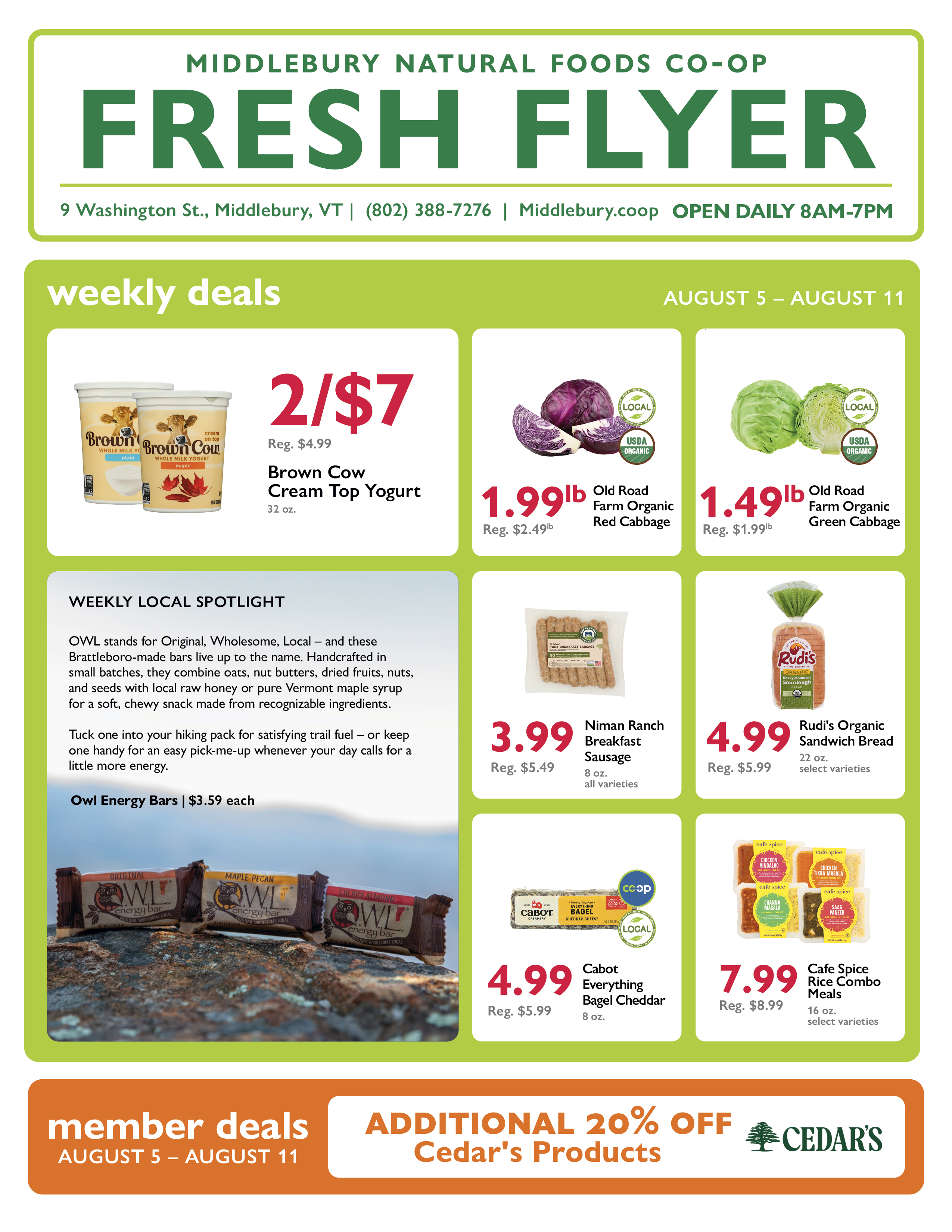 Weekly Deals August 5 - 11