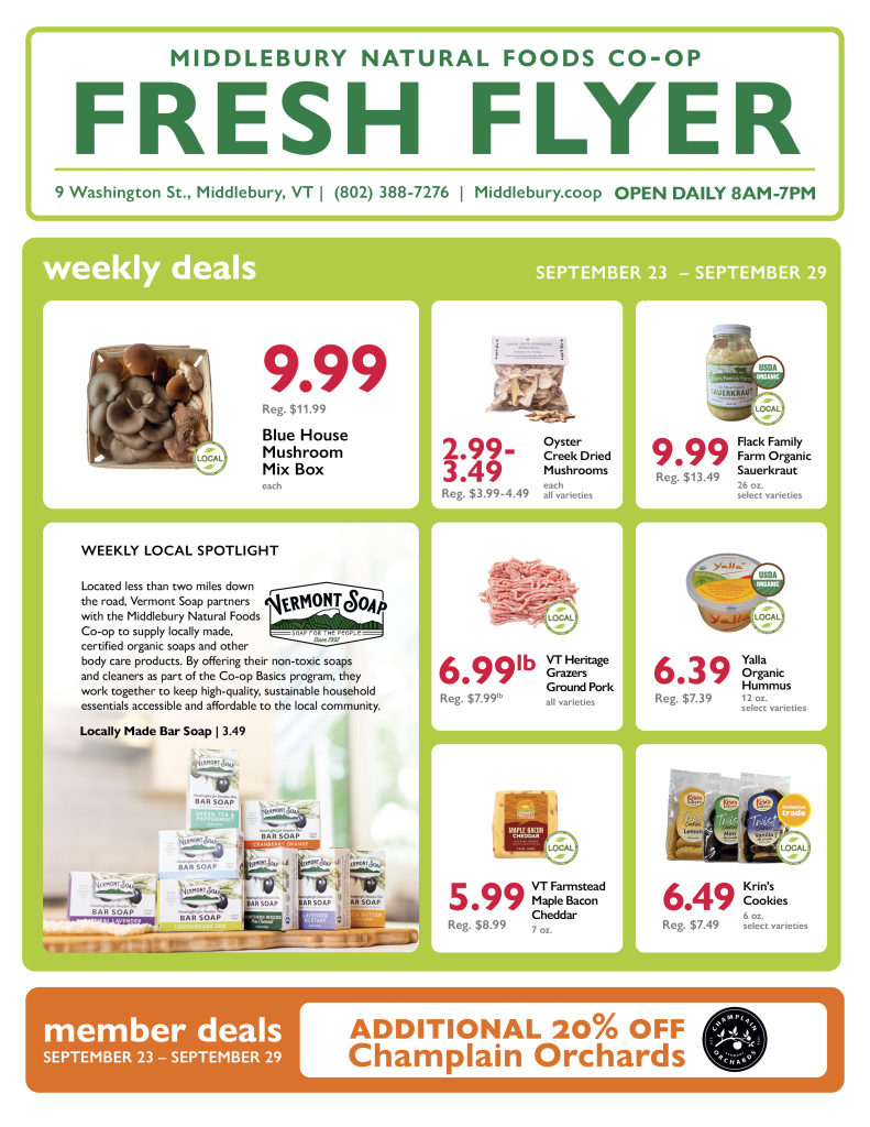 Fresh Flyer 9/23-9/29